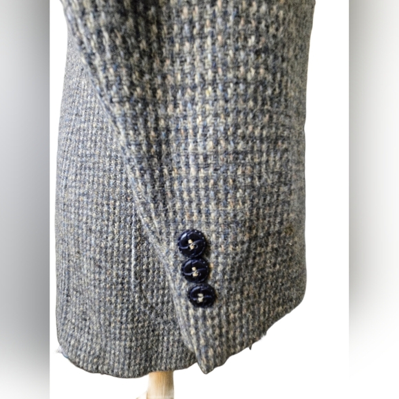 Vintage Harris Tweed Blazer Men’s 100% Wool Jacket  Woodward’s A Man’s World 42R - Picture 2 of 13